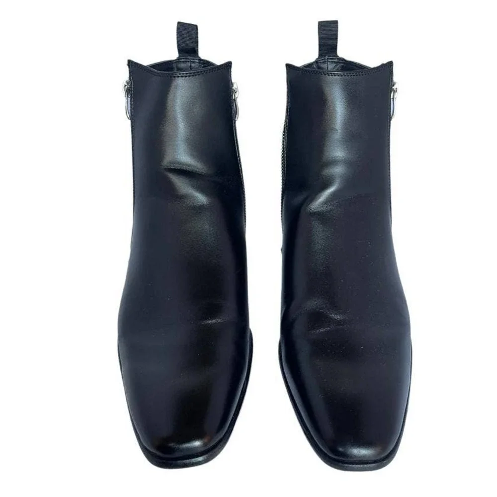 💎✨NEW IN BOX✨💎 New in Box Brand 1670 KH52101 Black Men's boots - Picture 3 of 7